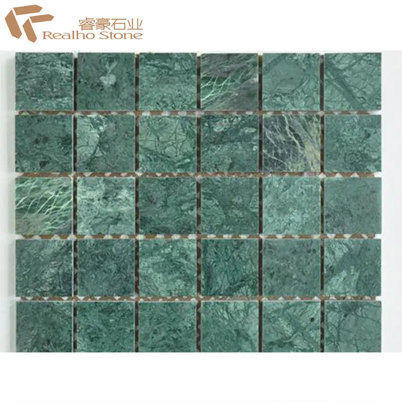 Mattonelle di Mosaico di Marmo verde Smalto di Finitura Per Piscina