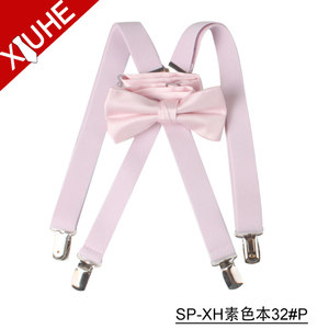 批发定制蓝色儿童吊带和领结 - Product Image 2