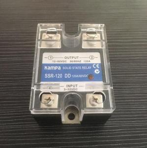 Miniature SSR 100Amp Single Phase SSR Industrial <strong>Relay</strong> DC <strong>Input</strong> 3-32VDC Control <strong>Output</strong> 12-60VDC Black SSR <strong>Relay</strong>(SSR-120DD)
