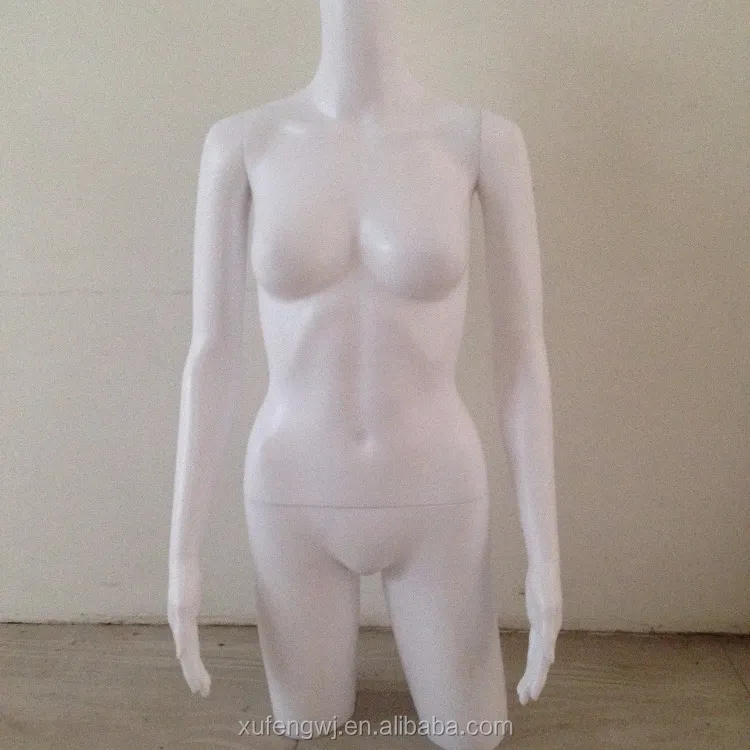 Nuevo diseño, bajo precio, medio cuerpo, sexy, femenino, torso sin cabeza, maniquí de plástico desnudo