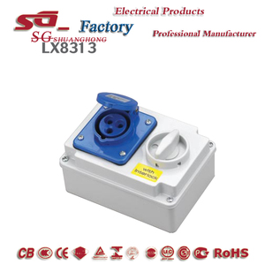 Función multi socket industrial y enchufe con interruptor