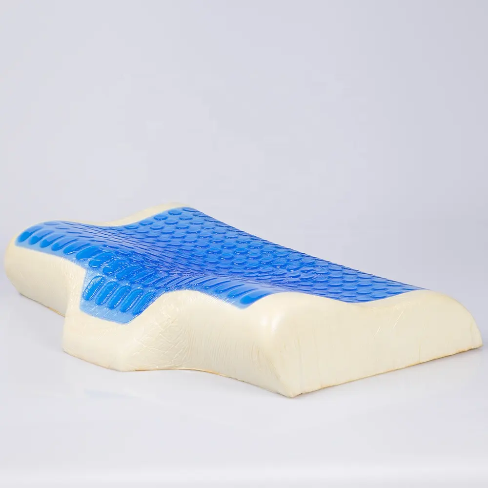 Hot Sell Gel Memory Foam ergonomisches Kissen mit speziellem Nackens tütz schlaf kissen