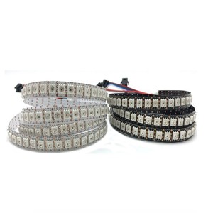 Adressable แถบไฟ LED มายากล5V WS2812 WS2812b ยืดหยุ่นได้ไฟ LED ภายในแถบไฟอัจฉริยะสำหรับตกแต่ง