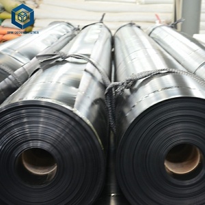 1.5mm Geomembranas ağır plastik sulama gölet Liner <span class=keywords><strong>HDPE</strong></span> 2 mm geomembran levha gölet Liner barajı rezervuar