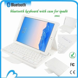 chegou nova capa de couro computador teclado <span class=keywords><strong>bluetooth</strong></span> para o ipad