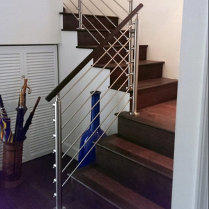 JBD Custom Contemporary Edelstahl Handrails ysteme Satin/Spiegel Finish Balkon geländer für moderne Villen nach Maß