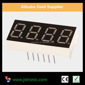 Jstronic Free Samples 4 Digit <strong>7</strong> <strong>Segment</strong> Led 0.36&quot; for <strong>Temperature</strong>,clock <strong>Display</strong>