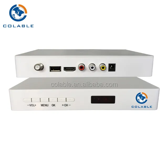 Sistema de tv cabo digital mpeg2/mpeg4, decodificador de tv cabo sd/hd COL2193C-2