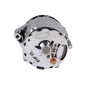 100104 100 Amp Chrome 6-rib 1-<strong>wire</strong> <strong>GM</strong> Auto Spare Pars Racing <strong>Alternator</strong>