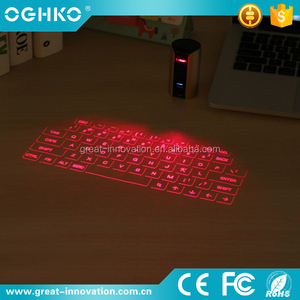 Portable pointe magique <span class=keywords><strong>cube</strong></span> sans fil virtuel high-tech laser clavier - Product Image 4