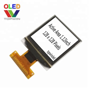 1.12 inch 1.12'' 1.12inch oled panel 128x128 resolution 22 pin white color soldering display screen 1.1inch <strong>with</strong> multi <strong>interface</strong> - Product Image 2