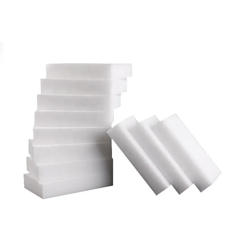 High-Density Eco-Friendly Nano Sponge Thick Magic Eraser Household Cleaning Melamine Resin Raw Material Manufacturer Wholesale