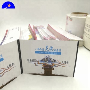 防伪纸全息图安全票证手册，安全使用和接受自定义订单进入票证 - Product Image 2