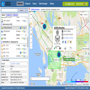 Software de seguimiento gps para teléfono móvil android ios con vtrack-p basado en la web