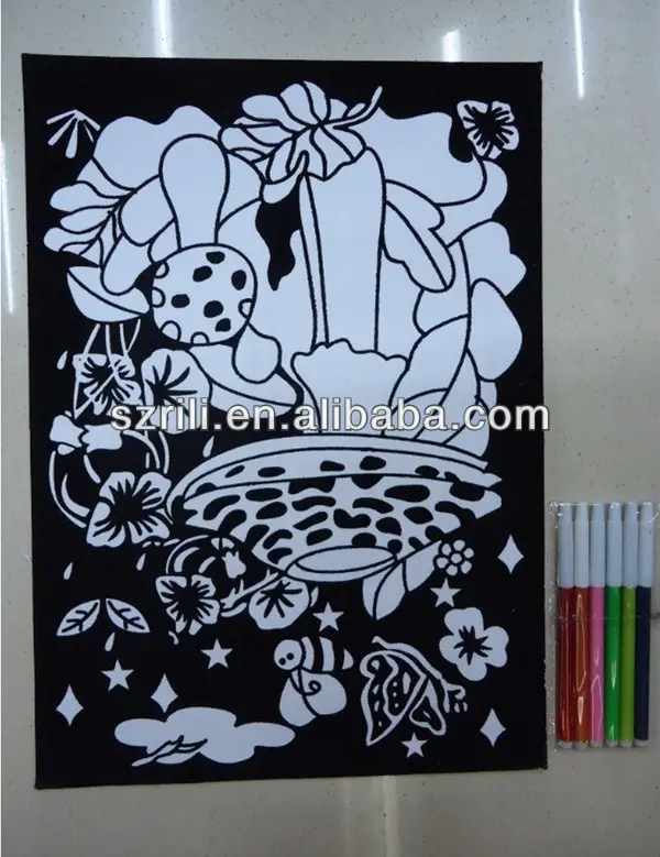Art paper 300gsm fuzzy poster drawing board