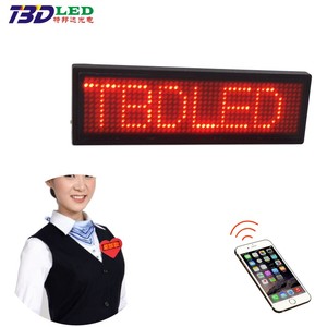 Drahtlose APP-Kommunikation Einfarbig Rot Blau Weiß Asynchrone LED-Tag-Anzeige APP-Steuerung Digitale Visitenkarte LED-Preis schild - Product Image 6