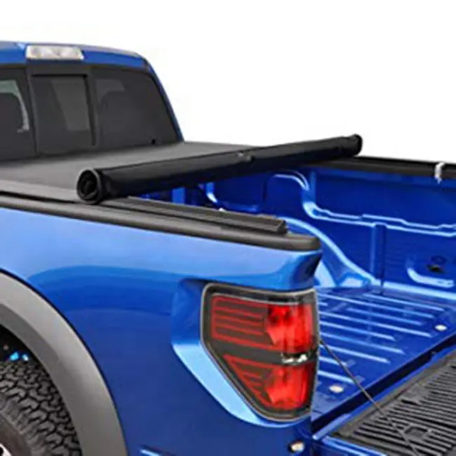 Copertura arrotolabile morbida personalizzata per 2022 gmc Ford F150 Dodge ram nissan frontier toyota tundra tacoma truck bed tonneau covers