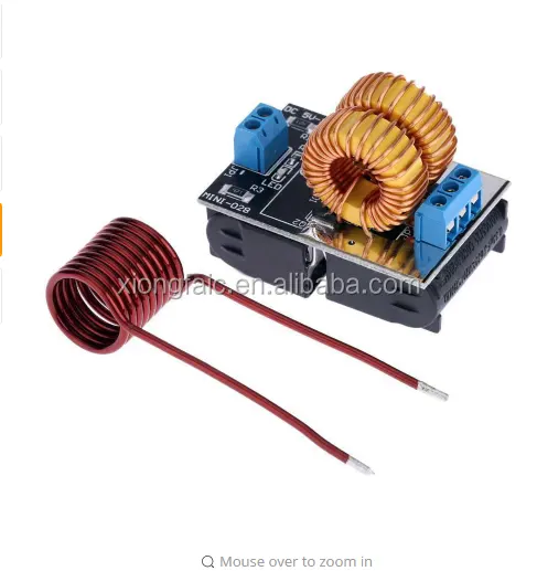 DC 5V-12V ZVS Induction heating tapless high frequency heating machine
