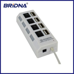 Mini 4- <span class=keywords><strong>port</strong></span> hub <span class=keywords><strong>usb</strong></span> <span class=keywords><strong>com</strong></span> adaptador ac