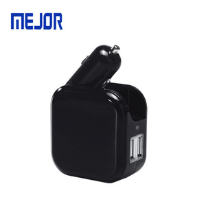 纪念品礼品5v便携式电源转换器2in1逆变器<span class=keywords><strong>usb</strong></span>旅行插座适配器汽车充电器插头