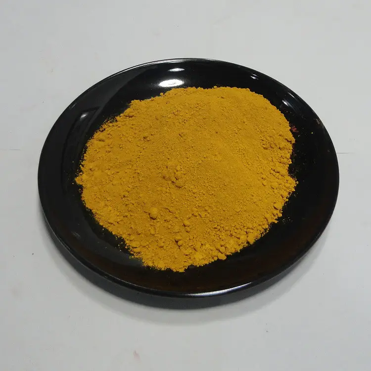 الصيغة الكيميائية fe2o3 أكسيد الحديد الأصفر 313 مسحوق صباغة للخرسانة