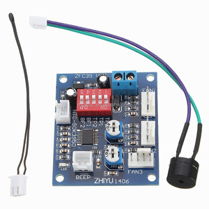 DC 12V <strong>PWM</strong> PC CPU <strong>Temperature</strong> <strong>Controller</strong> Board - 4 Wires Fan Speed <strong>Controller</strong> with High-Temp Alarm
