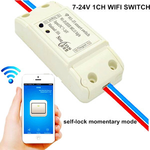 1CH 7 v 9 v 12 v 24 v DC Interruttore WiFi Relè Modulo di Controllo per Telefono Domotica Su Android e IOS per la Luce Porta Del Garage di casa intelligente - Product Image 2