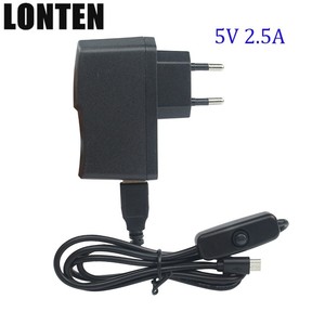 Lonten nuovo Raspberry Pi 3 Power Charger 5V 2.5A Micro USB adattatore di alimentazione interruttore cavo US/EU/UK/AU per Raspberry Pi - Product Image 2