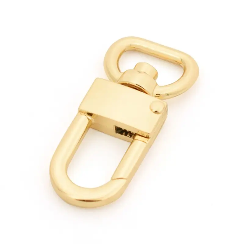 Chất Lượng Cao Snap Hook Keychain Kim Loại Kẽm Hợp Kim Nhỏ Xoay Snap Hook Cho Ví Túi Xách