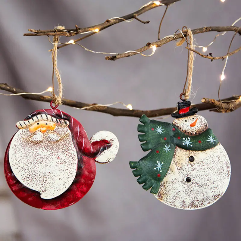 בציר קישוטי חג המולד, סנטה קלאוס/שלג, עץ חג המולד ברזל קישוט