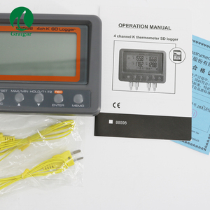 Termómetro Digital multicanal AZ88598, termopar tipo K de 4 canales, Registrador de temperatura, tarjeta SD, registrador de datos, AZ-88598 - Product Image 4