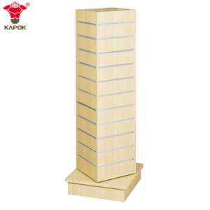 Kapok Panel özel marka mağaza erkekler benzersiz mekanik dosya ahşap ekran standları raf dolabı vitrin depolama giysi için - Product Image 4