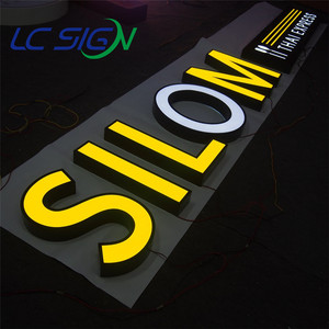 3D Stainless Steel Từ Dấu Hiệu Acrylic Led Thời Trang Quảng Cáo Frontlit Epoxy Resin Thư Kênh Soign - Product Image 1