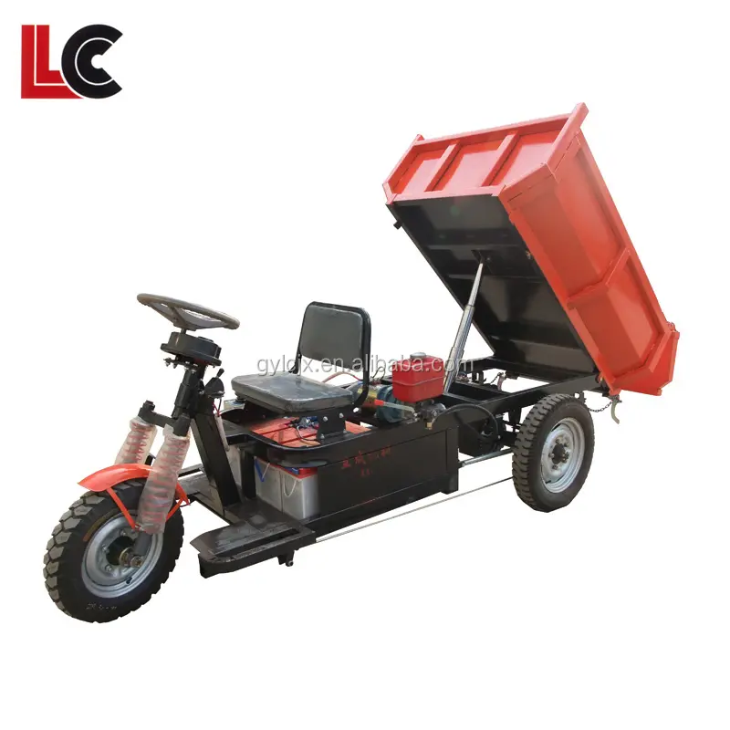 LC hot sale loading 1500kg van cargo three wheel electric Cargo Tricycle For Sale