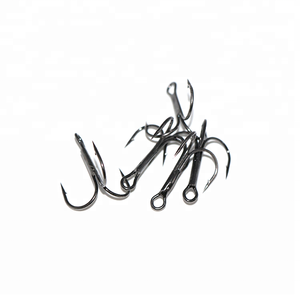 All <strong>Size</strong> High Carbon Steel Fishing <strong>Hook</strong> Fishhooks Durable Treble <strong>Hooks</strong> - Product Image 4