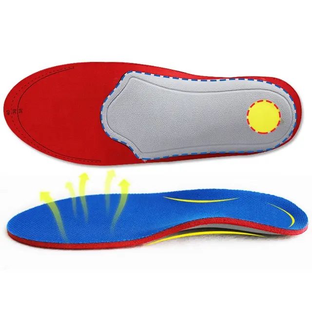 Wholesale Arch Support Orthopedic Insole Orthotic EVA Sport Healthy Insoles