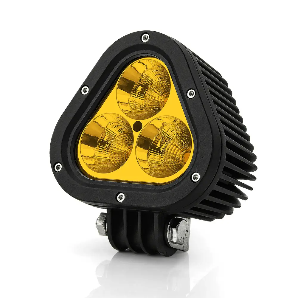 Emc combo de feixe 50w 4 polegadas, luz auxiliar de led para motocicleta, sistema de iluminação