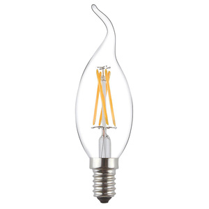 איכות העליון הוביל הנורה נר חם לבן משובח c35 c35 dmable ברור ענבר מקורה זכוכית דקורטיבית זכוכית רטרו e14 נורה