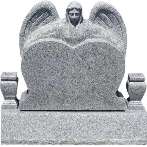 Lápide JK Weeping Wings Angel Cemetery Banco com Graves Desenhos