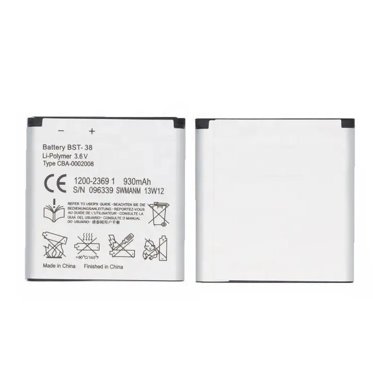 BST38 Orijinal bst-38 bst38 cep telefonu Pil Sony Ericsson S500I W580I T650 K850I C902 K770