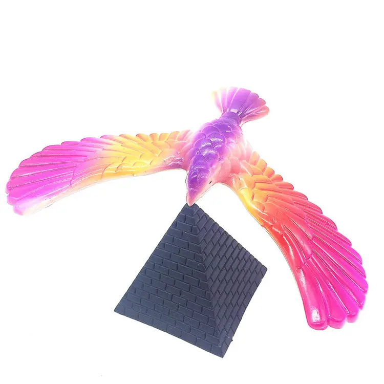 FQ merek pabrik baru desain anak terbang hewan mainan balancing plastik burung