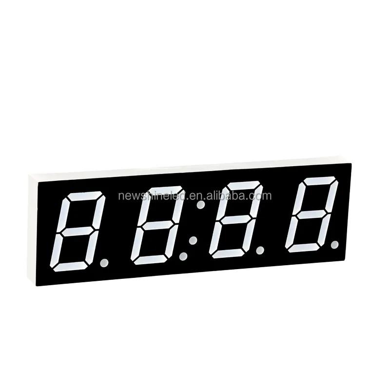Quatro dígitos 4 7 segment display led Vermelho Puro exibição segmento levou display digital de 0.5 polegadas led 7 para desk calendar alarm clock
