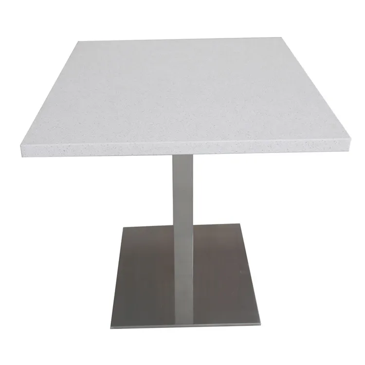 High Quality Quartz Square Coffee Table Tops for Cafe or Restaurant