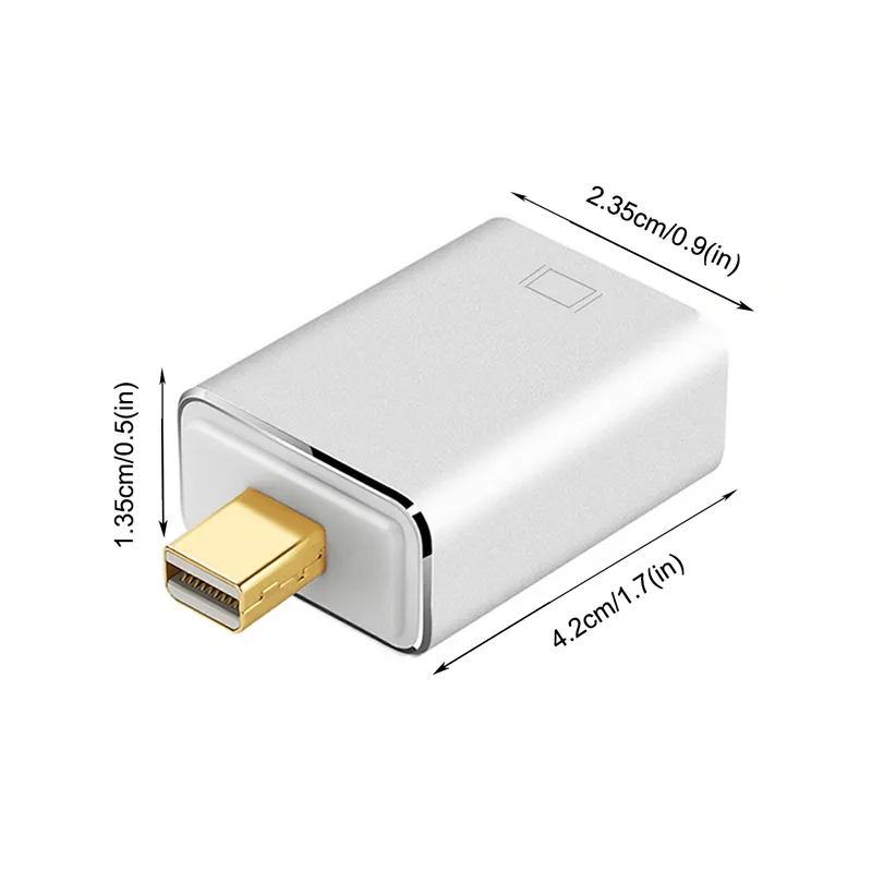 4 K Mini Displayport Vers Hdmi Câble Adaptateur Mâle À Femelle 1080 P Mini DP Thunderbolt Convertisseur Pour Macbook Pro pour Imac Projecteur