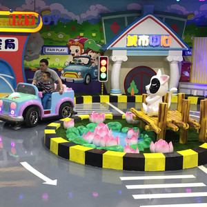 Đào Tạo Vui Nhộn Trẻ Em Lái Xe Trường Đồ Chơi Pin Xe Trẻ Em + Xe Điện Cho Bé - Product Image 5