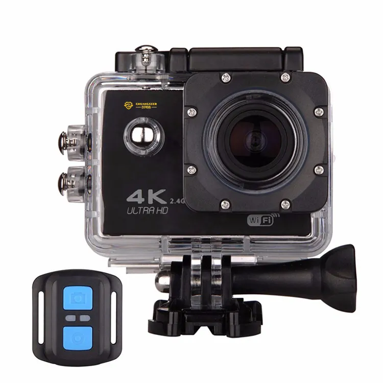 4K 60fps Спортивная Экшн-камера Спортивная камера 4K Wifi дистанционное управление 170