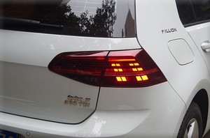 אוטומטי זורם LED אחורי מנורת דינמי A6 <span class=keywords><strong>A3</strong></span> פולו Golf7 MK7 Golf7.5 MK7.5 LED זנב אור