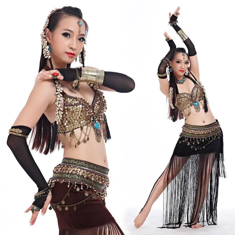 Luxe Sexy Tribal Buikdans Kostuums Met Kwasten
