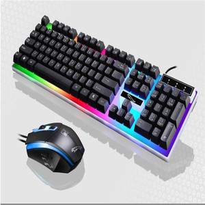 G21 Wired Usb <strong>Light</strong> <strong>Keyboard</strong> Mouse Combos Led <strong>Light</strong> <strong>Computer</strong> Usb <strong>Keyboard</strong> Color <strong>Computer</strong> <strong>Keyboard</strong> Mouse Set - Product Image 1