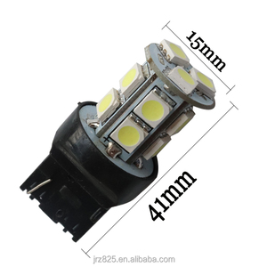 W21W T20 7440 7443 13 SMD 5050 LED רכב led עבור רמזור אור הפוך הפעל אותות אור לבן אדום כחול צהוב